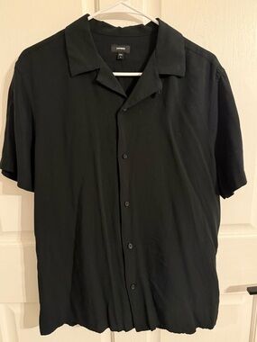 Express Short-Sleeve Button Down Shirt
